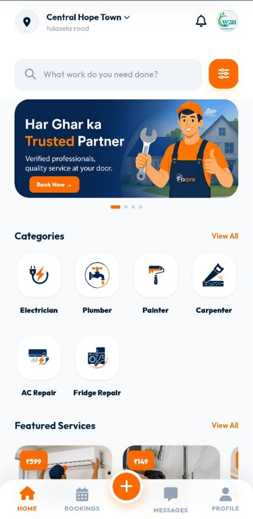 FixoraX App